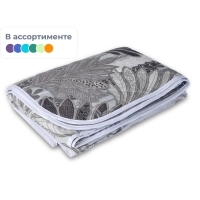 Покрывало стеганое, 150х200см (микрофибра, нап: синтепон 100г/м2) ассорти