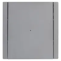 FORTE&PIANO Выключатель 1-клавишный с индикацией 10А FP502 сталь IEK