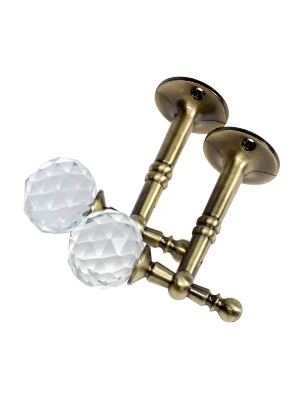 Крючок - держатель для штор на стену CAPPIO KS043, металлический, цвет бронза, 2 шт Крючок - держатель для штор на стену CAPPIO KS043, металлический, цвет бронза, 2 шт