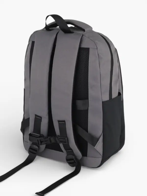 Рюкзак, водонепроницаемое дно, 2 отделения, 3 кармана, 31&times;14.5&times;45 см, серый