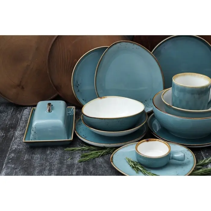 Салатник Magistro &laquo;Церера&raquo;, 440 мл, 15.5&times;13.4 см, фарфор, голубой