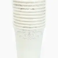 Стакан одноразовый бумажный «Керамика, узоры», 250 мл