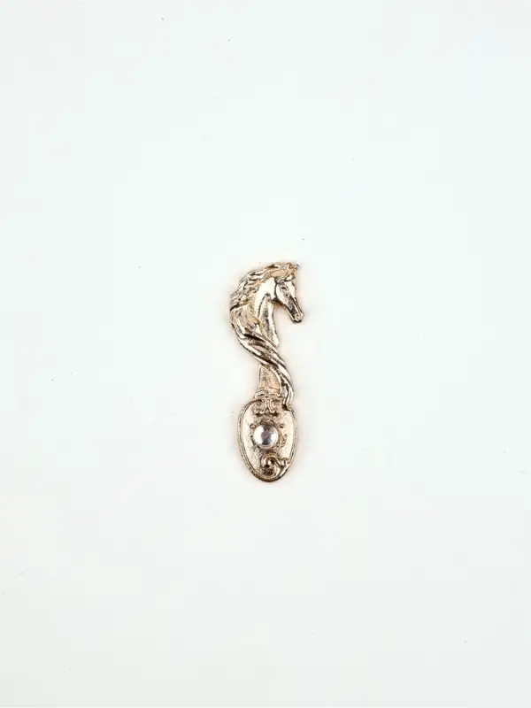 Ложка-загребушка c камнем «Богатого нового года»