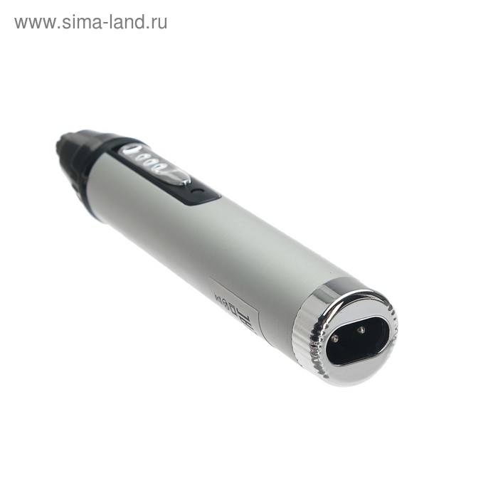 Триммер для волос Luazon LTRI-09, для носа/ушей, 2 насадки, АКБ, серый Триммер для волос Luazon LTRI-09, для носа/ушей, 2 насадки, АКБ, серый