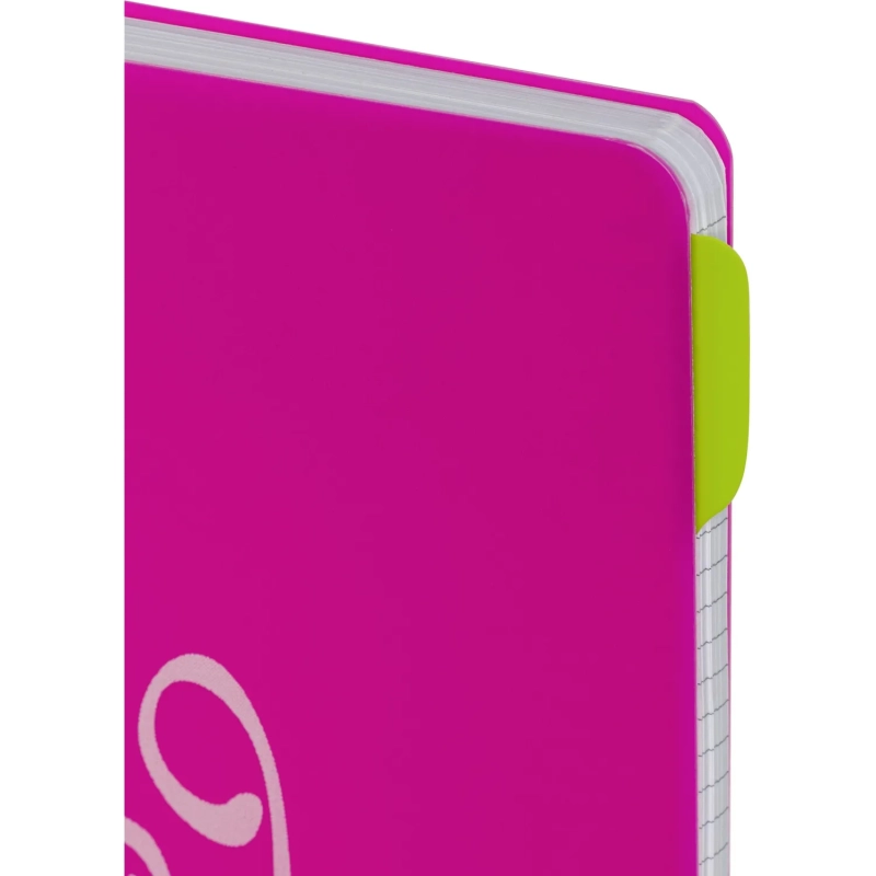 Бизнес-тетрадь А5,140 л,пласт обл, с разд,спир,ATTACHE FANTASY,розов