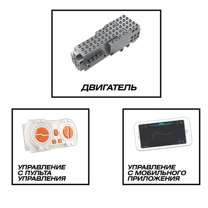 Конструктор гоночная машина Qman Model Power на радиоуправлении, 425 деталей, 8+ Конструктор гоночная машина Qman Model Power на радиоуправлении, 425 деталей, 8+