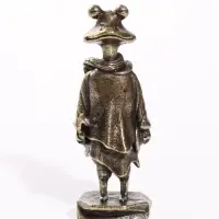 Фигурка декоративная &laquo;Лягушонок - принц&raquo;, металл, 1.8&times;2.3&times;5.7 см