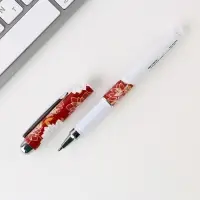 Ручка шариковая, синяя паста, 1 мм, пластик, в открытке &laquo;Учитель №1&raquo;