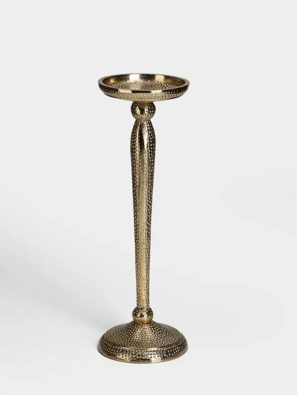 Подсвечник &laquo;Звездная пыль&raquo;, 9.5&times;9.5&times;29.5 см, алюминий