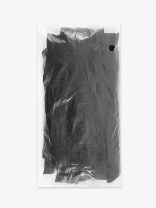 Молния &laquo;Трактор&raquo;, №5, разъёмная, замок автомат, 70 см, чёрная