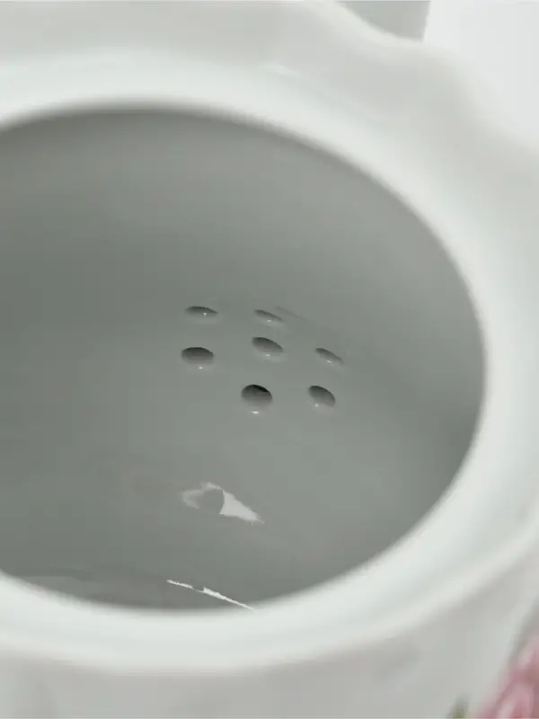 Чайник заварочный Добрушский завод &laquo;Букет цветов&raquo;, 800 мл, фарфор, белый