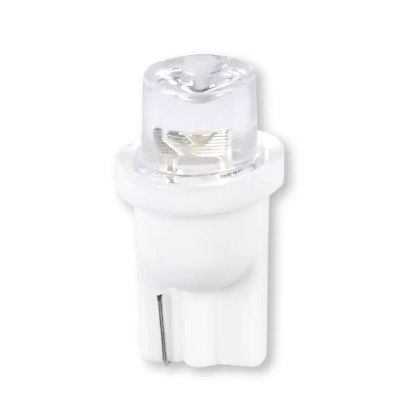 T011 T10/белый/ (W2.1x9.5d) 1LED усечённая W5W,10 шт.