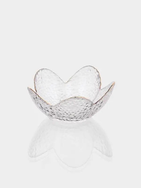 Салатник фигурный &laquo;Цветок&raquo;, 150 мл, 12&times;5 см, стекло