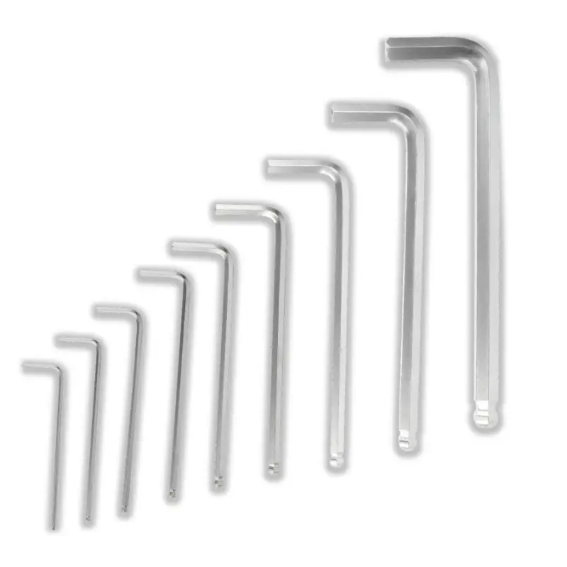 Набор ключей торцевых шестигранных шаровых 9 предметов (1,5-10мм) AVS HKS-9B