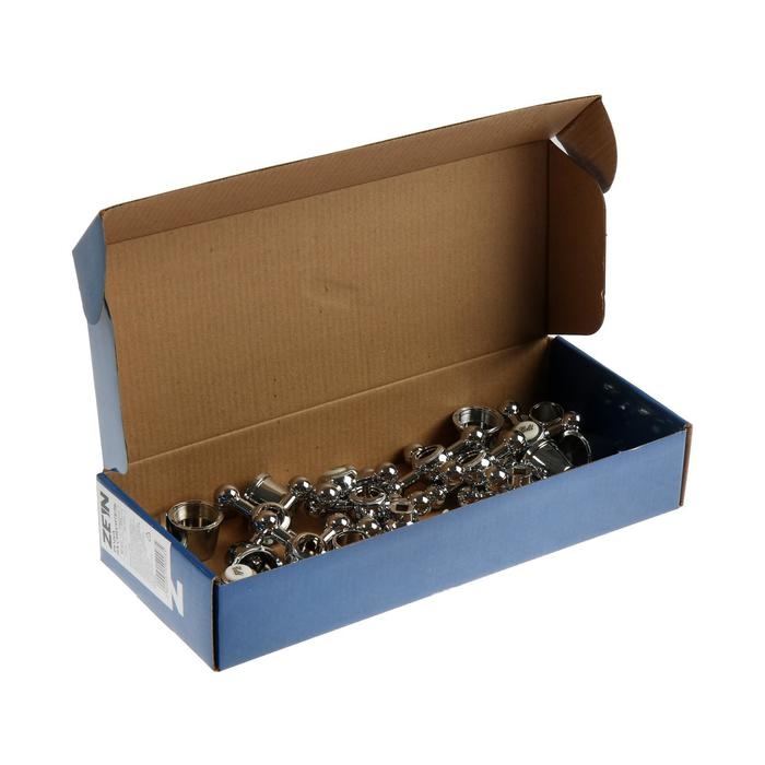 Ручка на смеситель ZEIN Z001, для кран-букс со штоком под квадрат, пластик, цвет хром Ручка на смеситель ZEIN Z001, для кран-букс со штоком под квадрат, пластик, цвет хром