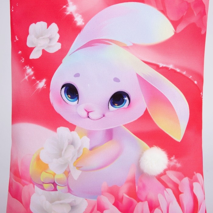 Сумка-шопер детская для девочки «Зайчик» на молнии, 32×23 см