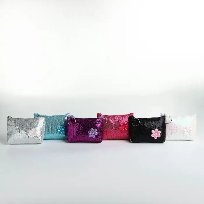 Кошелёк детский &laquo;Блёстки&raquo; Выбражулька, маленький, монетница, МИКС