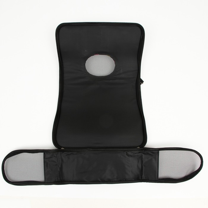 Сумка - переноска для животных  Сумка - переноска для животных "Горошек", чёрная, размер L, 53 х 21 х 29 см