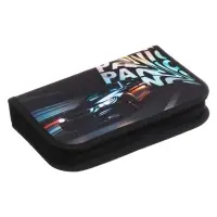 Пенал школьный, 1 секция, 14&times;21&times;4 см &laquo;Тачка panic&raquo;