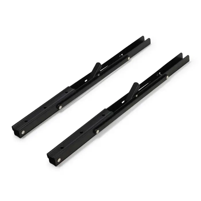 Кронштейн складной для столов и полок ТУНДРА, 2 шт., длина 450 мм, сталь черный