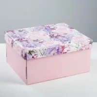 Коробка подарочная складная, упаковка, &laquo;Цветочная сказка&raquo;, 31&times;25.5&times;16 см