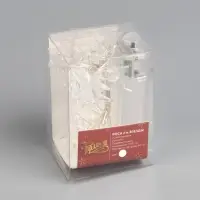 Гирлянда &laquo;Нить&raquo; 2 м, роса с насадками &laquo;Звезда&raquo;, IP20, серебристая нить, 20 LED, свечение белое, 2 режима, ААх2