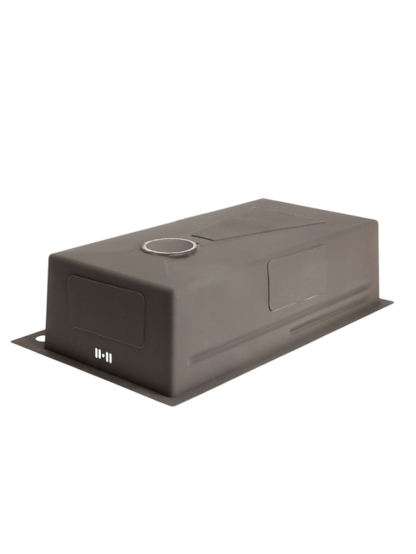 Кухонная мойка ZEIN M04, S=3.0 и 0.7 мм, смеситель, корзины, кран для питьевой воды, графит Кухонная мойка ZEIN M04, S=3.0 и 0.7 мм, смеситель, корзины, кран для питьевой воды, графит