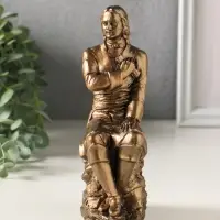 Фигура гипс &laquo;Пётр I на скале&raquo;, 18 см, бронза