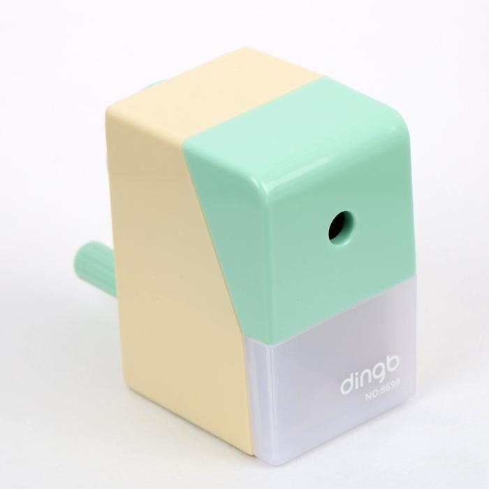 Точилка механическая с контейнером Точилка механическая с контейнером "Классика", МИКС