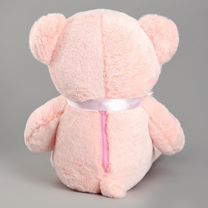 Мягкая игрушка «Медведь», с бантом, 60 см, цвет светло - розовый