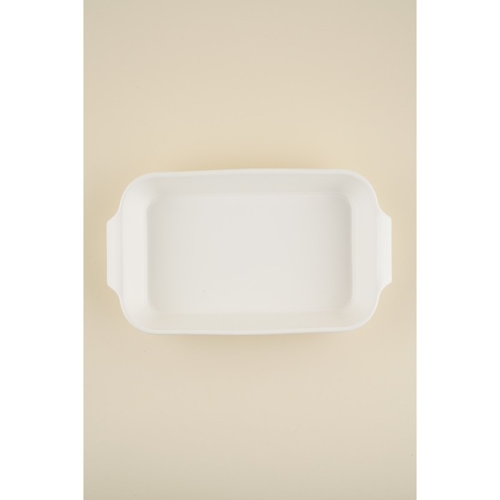 Форма для выпечки из жаропрочной керамики Доляна «Бруно», 2,5 л, 36×20,5×6,5 см, цвет белый Форма для выпечки из жаропрочной керамики Доляна «Бруно», 2,5 л, 36×20,5×6,5 см, цвет белый