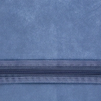 Чехол для одежды из спанбонда Luscan с окошком, 60х100см, синий, HD-HH008