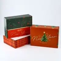Коробка подарочная, набор 3 шт. &laquo;Новогоднее волшебство&raquo;, 30.7&times;22&times;9.5 см