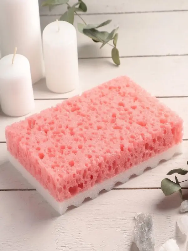 Губка для тела массажная &laquo;Совершенство&raquo;, 16.5&times;10.5&times;5 см, МИКС