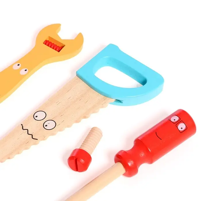 Игровой набор &laquo;Набор плотника и конструктор в чемоданчике&raquo; 7&times;30&times;23 см, 33 элемента