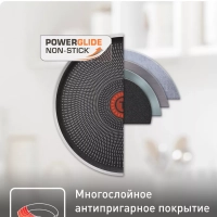 Набор посуды Ingenio Black 5, 3 предмета, красный