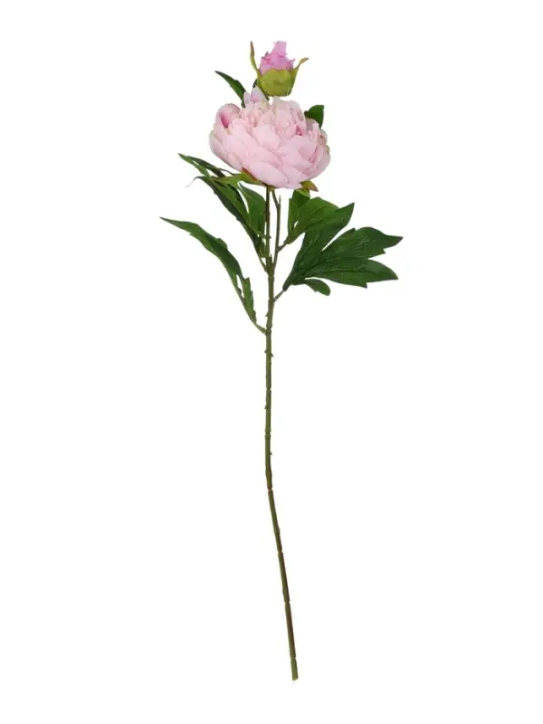 Цветы искусственные &laquo;Пион дуо&raquo;, 12&times;60 см, сиреневые