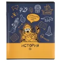 Тетрадь 48 листов в клетку &laquo;История: Котоформулы&raquo; ErichKrause, с пластиковой обложкой