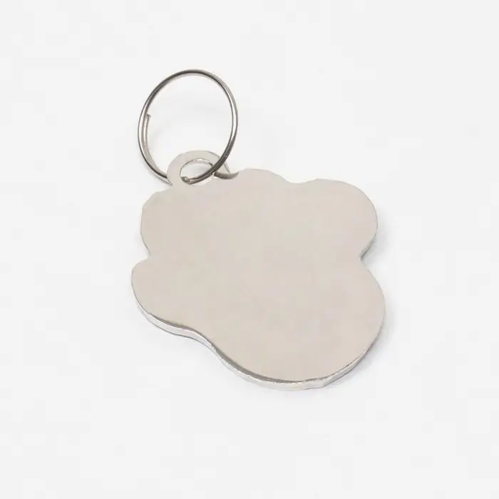 Адресник под гравировку &laquo;Лапа&raquo;, 2.5&times;2.5 см, фасовка по 6 шт., металл, цвет МИКС