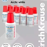 Корректирующая жидкость 20 мл, ErichKrause Arctic White, быстросохнущая, повышенной белизны, на основе растворителя, с кисточкой