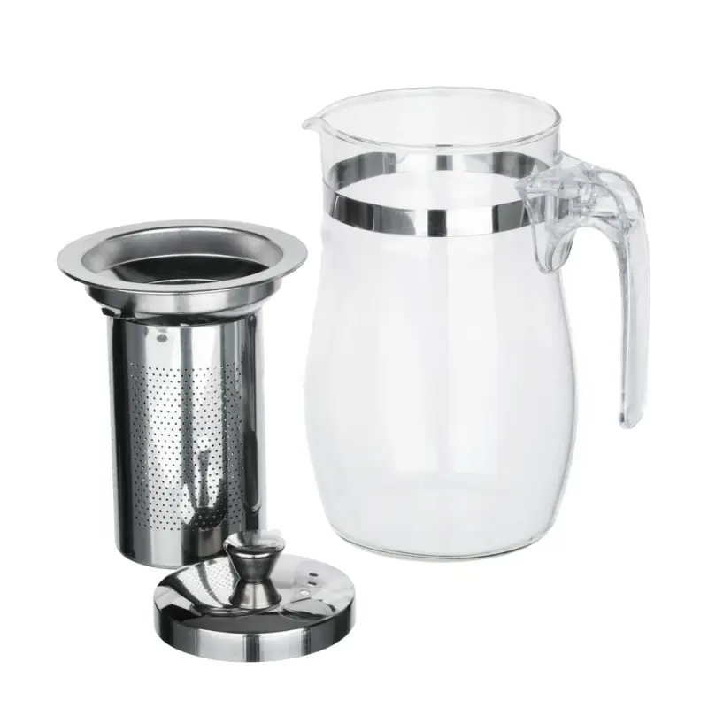 VETTA Чайник заварочный 700мл с ситечком, нерж.сталь, стекло, полистирол