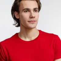 Футболка мужская Pioneer Men, красная, размер XS