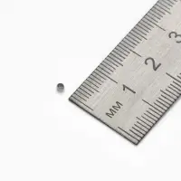 Кримп - зажимная бусина, 2&times;1.5 мм, 30 шт. цвет серебро