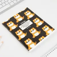 Тетрадь в клетку, 48 л., А5, на скрепке, блок №1 «Котики приколы» МИКС Тетрадь в клетку, 48 л., А5, на скрепке, блок №1 «Котики приколы» МИКС