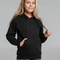 Худи детское Kirenga Kids 2.0, черное, 8 лет