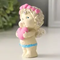 Фигурка &laquo;Ангелочек с сердечком&raquo;, 9.5&times;5хх4.5 см