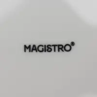 Тарелки глубокие Magistro Basic bistro, 450 мл, d=15.5 см, набор 6 шт., фарфор, белые