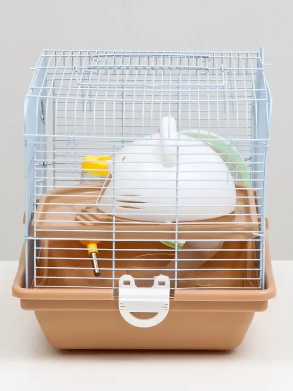 Клетка для грызунов &laquo;Пижон&raquo;, 37&times;27&times;30 см с наполнением, коричневая