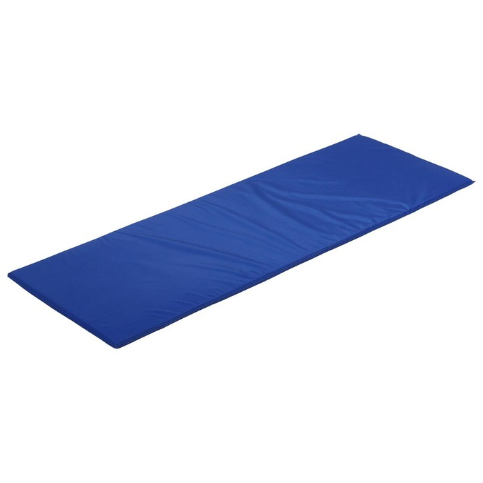 Мат мягкий ONLYTOP, 145х52х2 см, цвет синий Мат мягкий ONLYTOP, 145х52х2 см, цвет синий