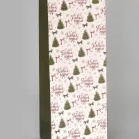 Пакет под бутылку &laquo;С Новым годом&raquo;, ёлочка, 13&times;35&times;10 см